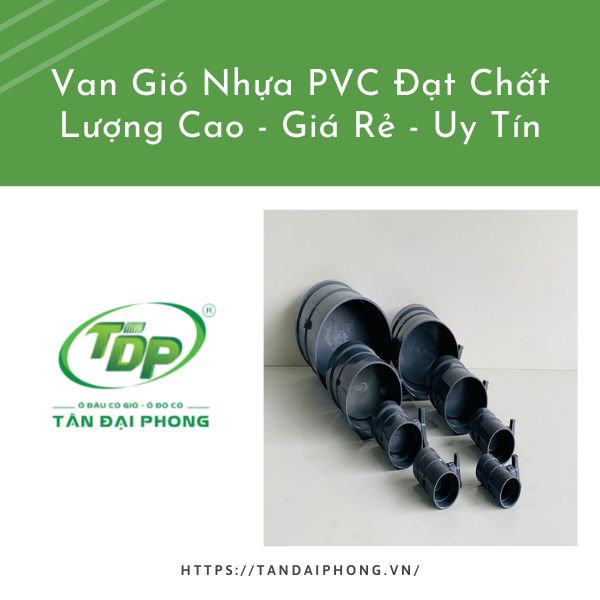 van gió nhựa PVC